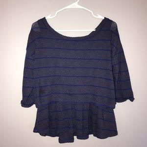Peplum sweater